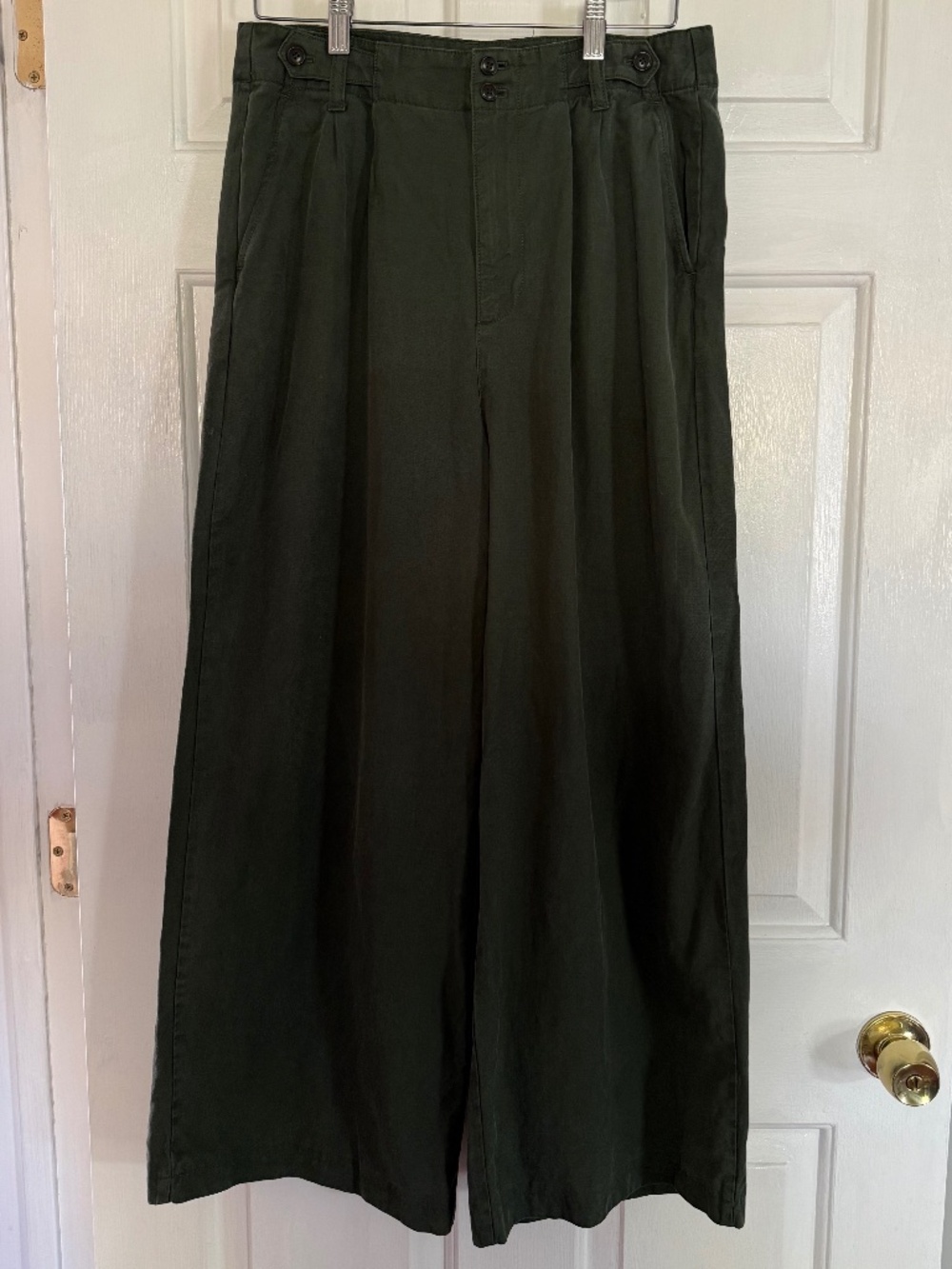 Madewell Harlow Wide Leg Trouser Size 8 Hemmed for 5’4”